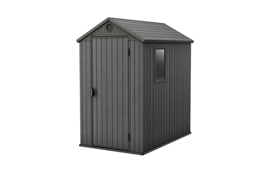 Keter Darwin 4×6 Storage Shed – Graphites